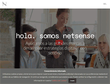 Tablet Screenshot of netsense.es